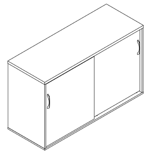 Armário 2 Portas de Correr